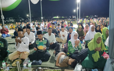 Keluarga Besar Nahdlatul Ulama (KBNU) Merbau Palu Gelar Istighozah Memperingati Hari Santri Nasional 2024